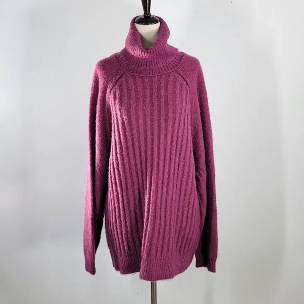 FREE PEOPLE big city turtleneck sweater Sz S NEW